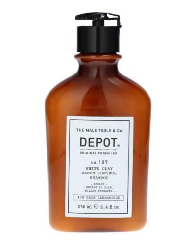 DEPOT No. 107 White Clay Sebum Control Shampoo 250 ml