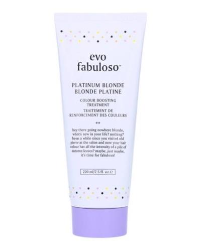 EVO Fabuloso Platinum Blonde Blonde Colour Intensifying Treatment 220 ...