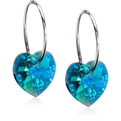 Blomdahl Natural Titanium Heart 10 mm  Turquoise