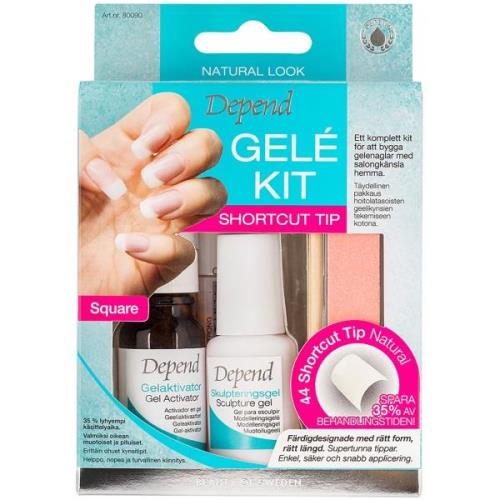 Depend Gel Kit Natural Look Shortcut Tip