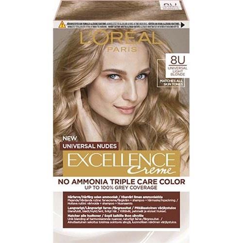 L'Oréal Paris Excellence  Universal Nudes 8U Light Blonde