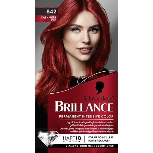 Schwarzkopf Brillance  Intensive Color Creme 842 Cashmere Red