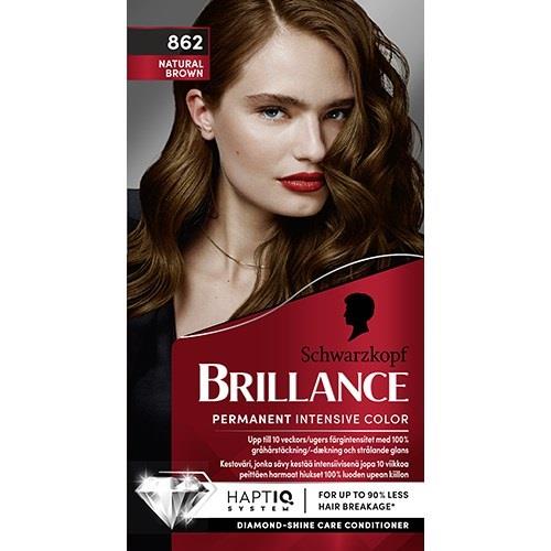 Schwarzkopf Brillance  Intensive Color Creme 862 Natural Brown