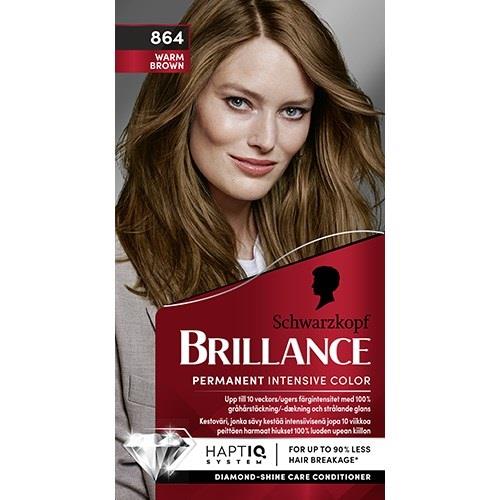 Schwarzkopf Brillance  Intensive Color Creme 864 Warm Brown