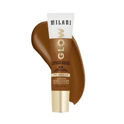 Milani Glow Hydrating Skin Tint 410 Dark to Deep