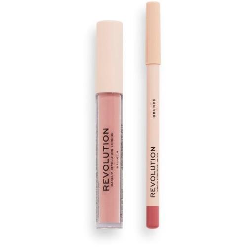 Makeup Revolution Lip Contour Kit Brunch