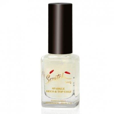 Scratch of Sweden Lack 102 Sparkle Deco & Top Coat - Satin Gold