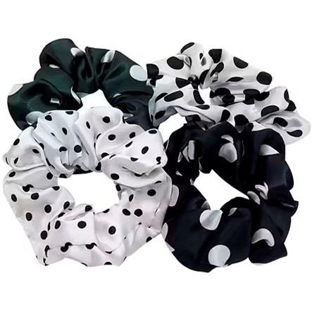 PIPOL BAZAAR Happy Dot Scrunchy 4 pcs Set