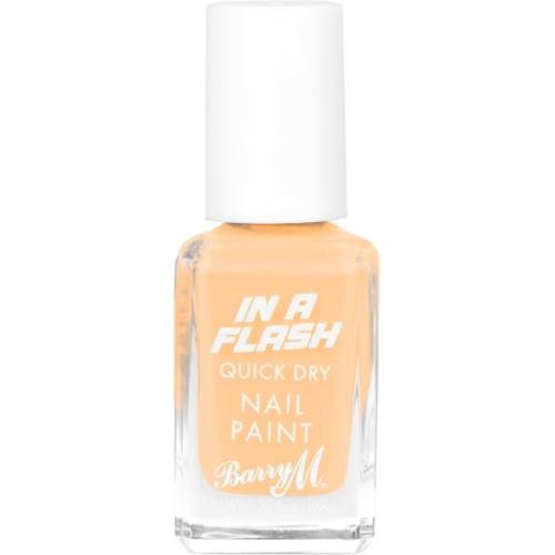 Barry M In A Flash Quick Dry Nail Paint Punchy Peach