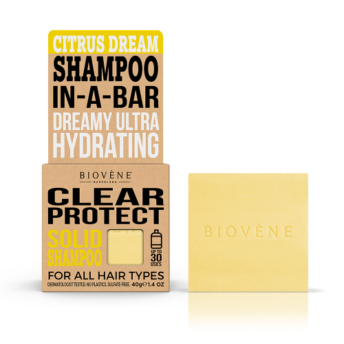 Biovène Clear Protect Citrus Dream Solid Shampoo