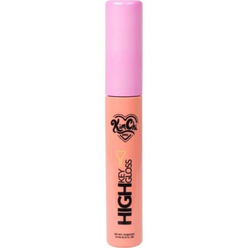 KimChi Chic High Key Gloss Full Coverage Lipgloss Peach Pink