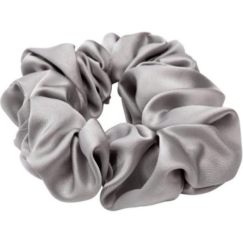 Lenoites Mulberry Silk Scrunchie Grey