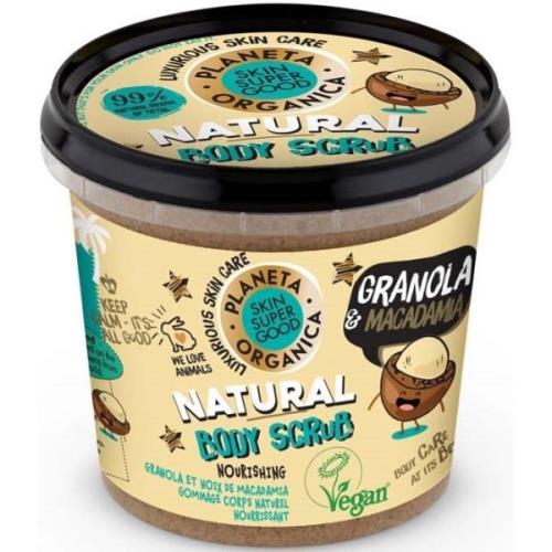 Skin Super Good Natural Body Scrub Granola & Macadamia 360 ml