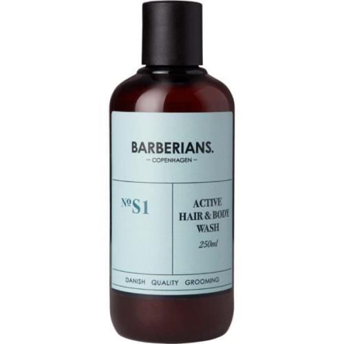 Barberians Active Hair & Body Wash 250 ml