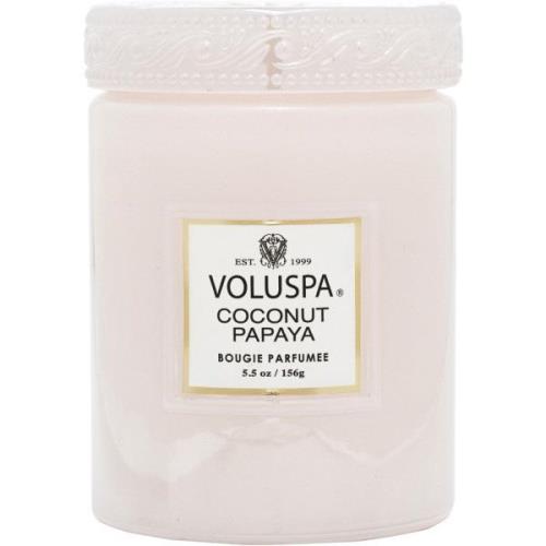 Voluspa Coconut Papaya Mini Glass Jar