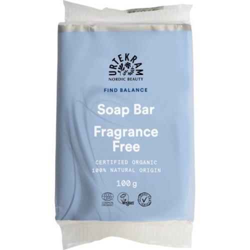 Urtekram Find Balance Fragrance Free Soap Bar 100 g