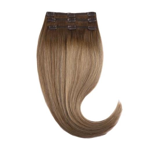 Rapunzel of Sweden Clip-on set 3 pieces 40 cm Brownish Blonde Bal