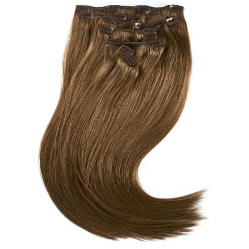 Rapunzel of Sweden Clip-on set 7 pieces 40 cm 5.0 Brown