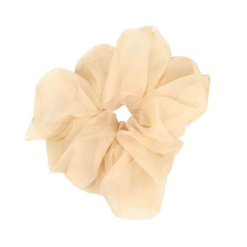 By Lyko Organza Scrunchie Beige