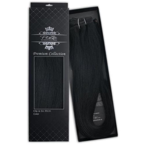 Poze Hairextensions Premium Collection Clip & Go 50 cm 1N Midnigh
