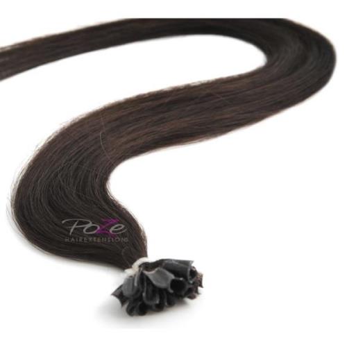 Poze Hairextensions Keratin Standard Extensions 50 cm 1B Midnight