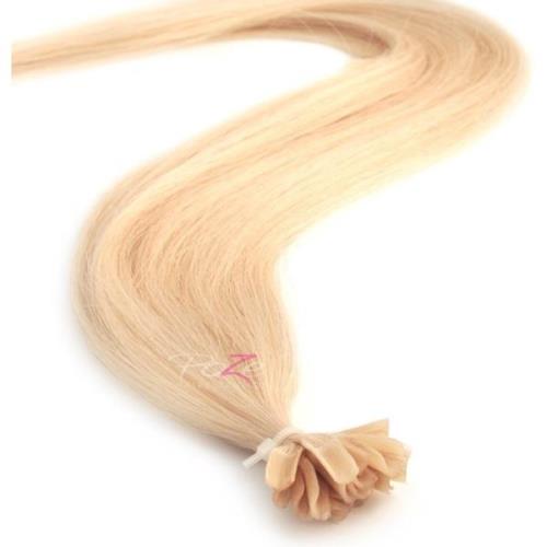 Poze Hairextensions Keratin Standard Extensions 50 cm 12A Pure Bl