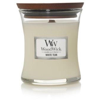 WoodWick White Teak Mini