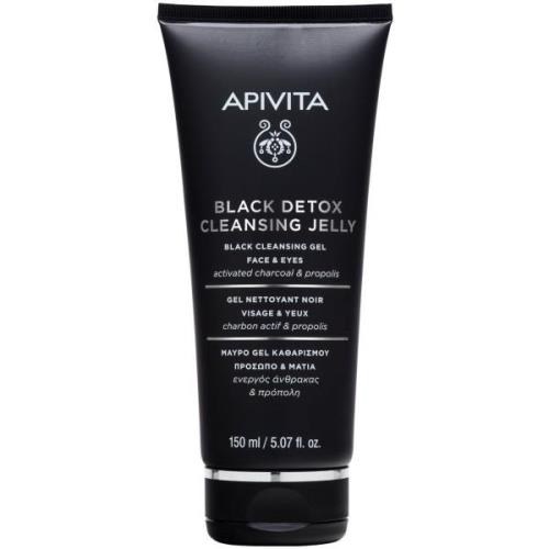 APIVITA Black Detox Cleansing Jelly  Black Cleansing Gel – Face &