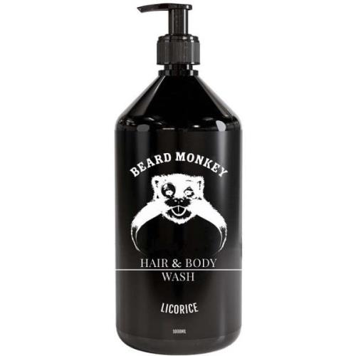 Beard Monkey Hair & Body Licorice 1000 ml