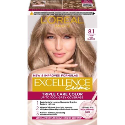 L'Oréal Paris Excellence Crème Triple Care Color 8,1 Light Ash Bl