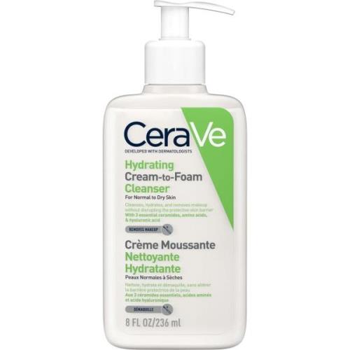 CeraVe Hydrating Cream-To-Foam Cleanser 236 ml