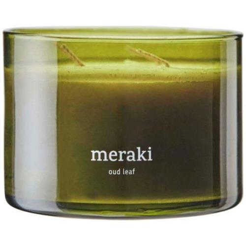 Meraki Oud Leaf Scented Candle  Large