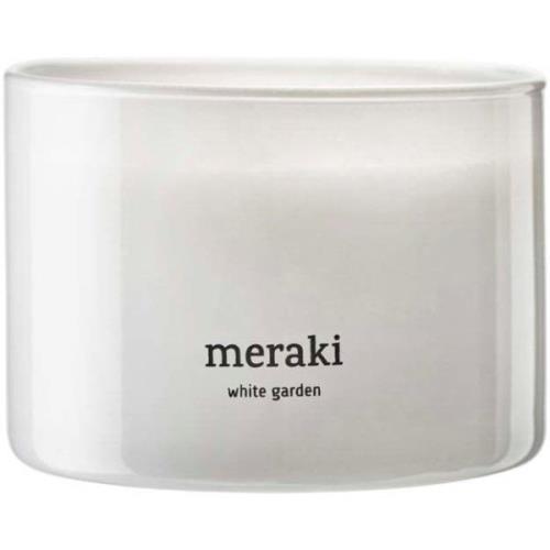 Meraki White Garden Scented Candle  Large