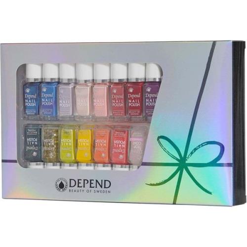 Depend Christmas DC Nail Polish 15-pack