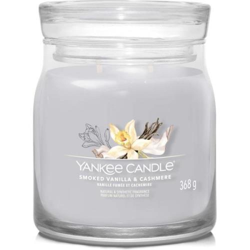 Yankee Candle Smoked Vanilla & Cashmere Signature Jar Medium