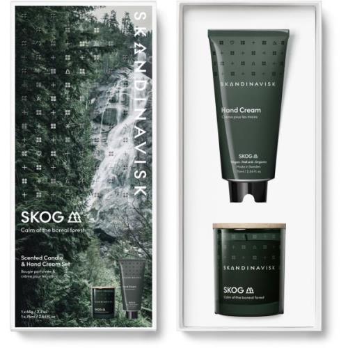 Skandinavisk SKOG Scented Candle & Hand Cream Set