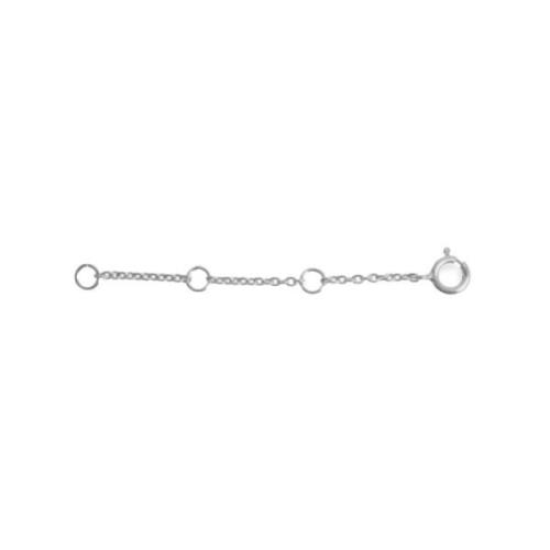 Enamel Extender Chain Halskette Silber B69S