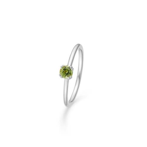Mads Z Poetry Solitaire Peridot Ring Silber 2146053
