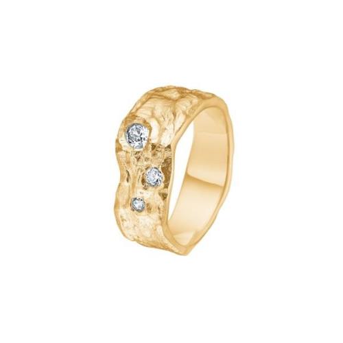 Schultz Jasmin Ring 18 kt. Silber Vergoldet DU-719030