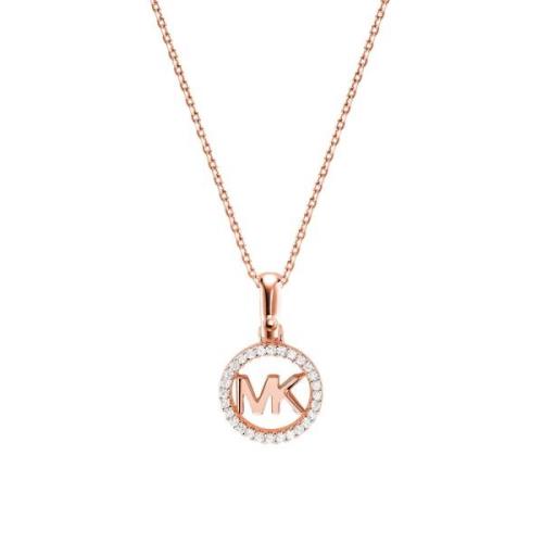 Michael Kors Custom Halskette Silber Rose Gold plattiert MKC1108AN791