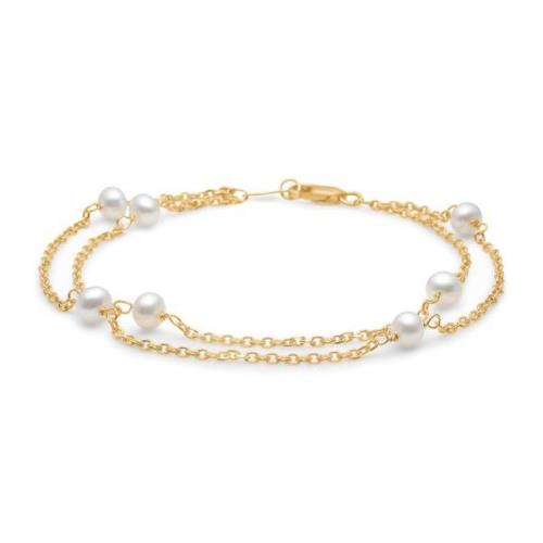 Mads Z Moonlight Double Armband 8 kt. Gold 3353117