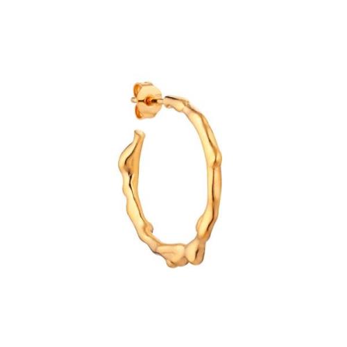 Jane Kønig Drippy Hoop Ohrring Single 18 kt. Silber Vergoldet DH-AW22-...