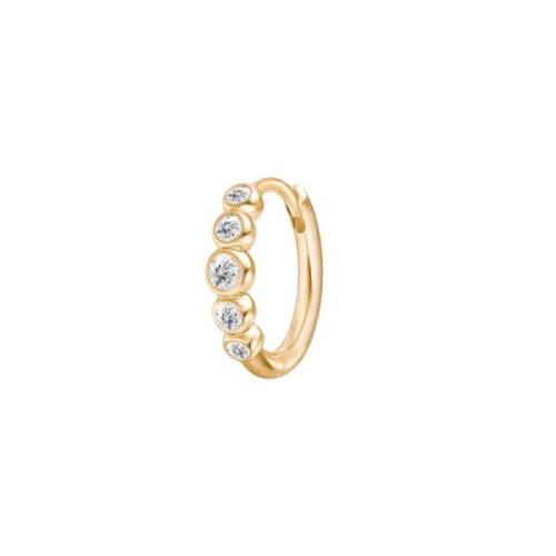 Julie Sandlau Pristine Medium Ohrring Single 14 kt. Gold 0,13 ct. YG14...