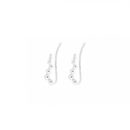 Pernille Corydon Glint Ear Climbers Ohrringe Silber e-312-s