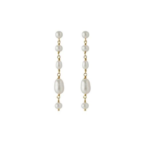 Pernille Corydon White Dreams Ohrringe 18 kt. Silber Vergoldet E-431-G...