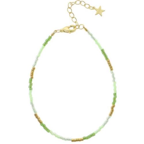 Nuni Copenhagen Kira Armband 18 kt. Silber Vergoldet A3025-LightGreen