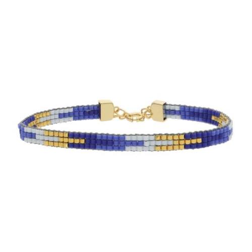 Nuni Copenhagen Mary Armband 18 kt. Silber Vergoldet A3013-Blue