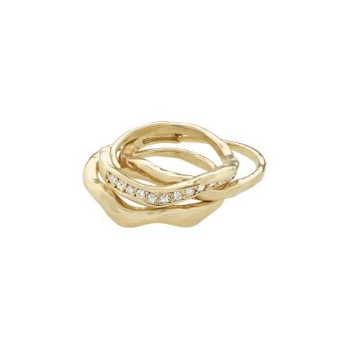 Pilgrim True 3-in-1 Ring 18 kt. Vergolded Messing 132432004