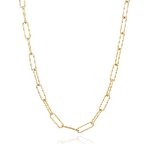 Sif Jakobs Luce Grande Chain Halskette 18 kt. Silber Vergoldet SJ-C122...