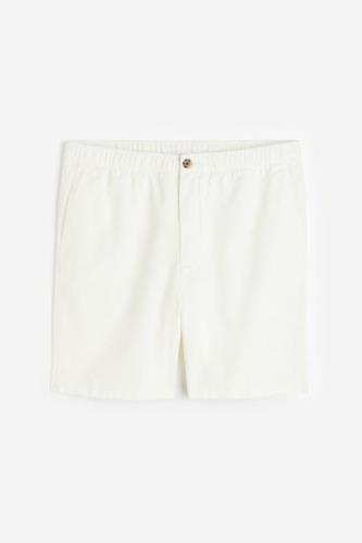 H&M Shorts aus Leinenmix Regular Fit Weiß in Größe XL. Farbe: White